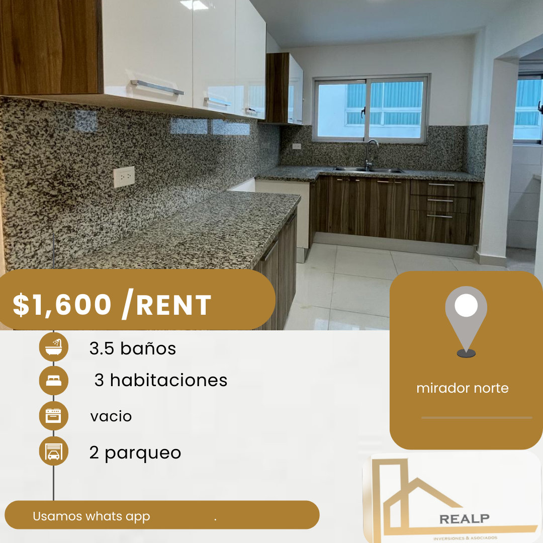apartamentos - hermoso apartamento en el mirado norte  0