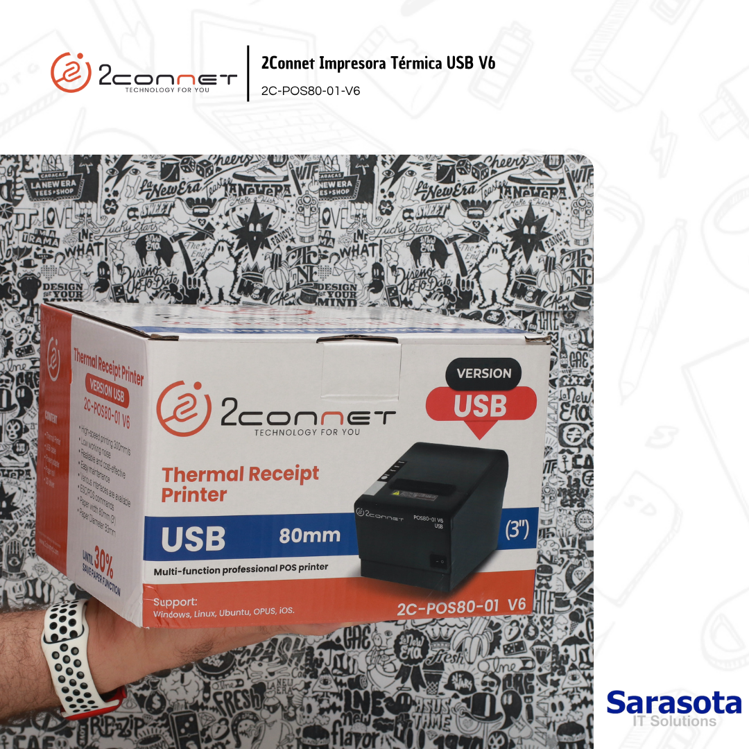 impresoras y scanners - 2Connet Impresora Térmica USB V6 0