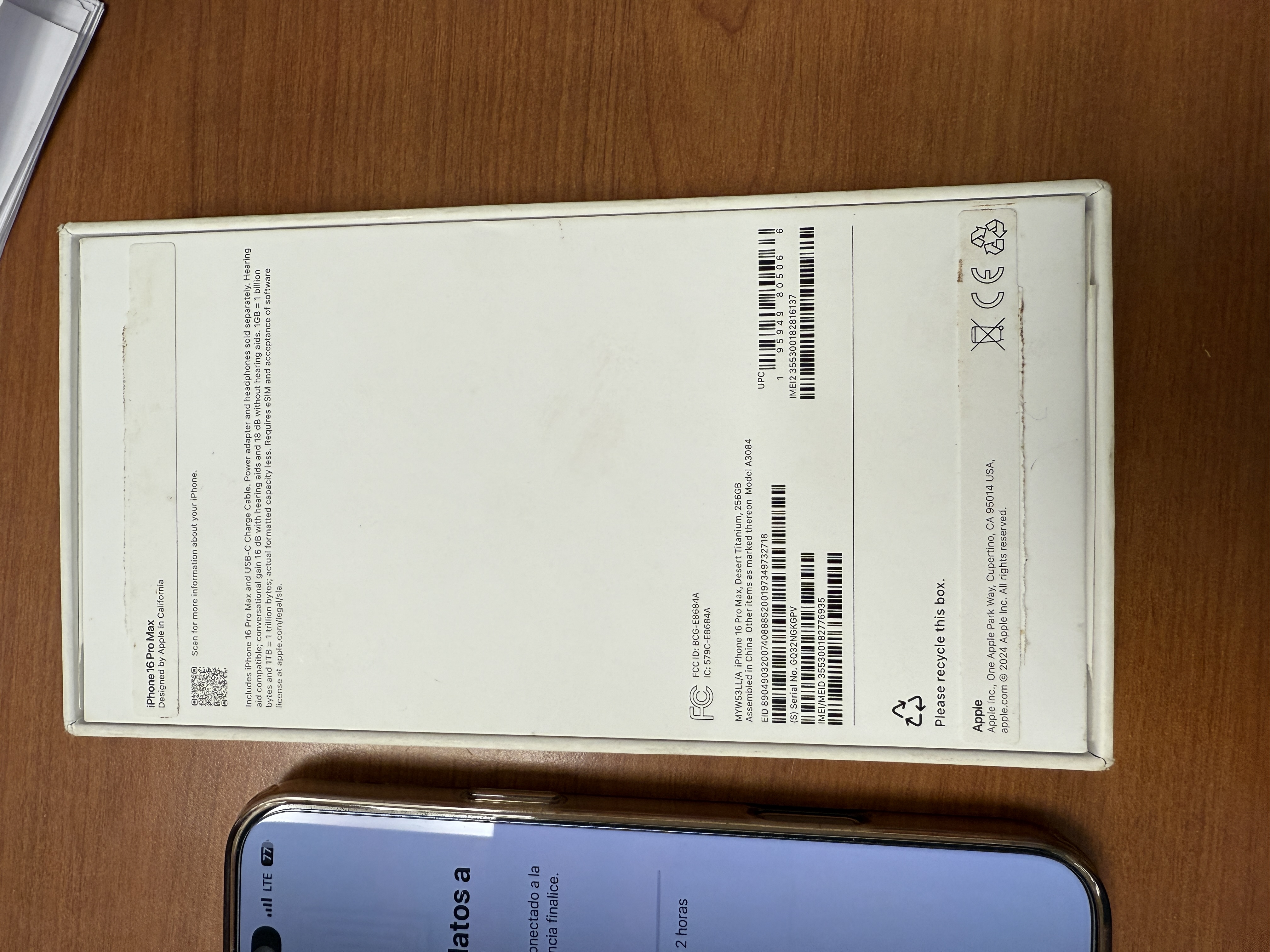 celulares y tabletas - iPhone 16 Pro Max 256gb, Factory Unlock 1