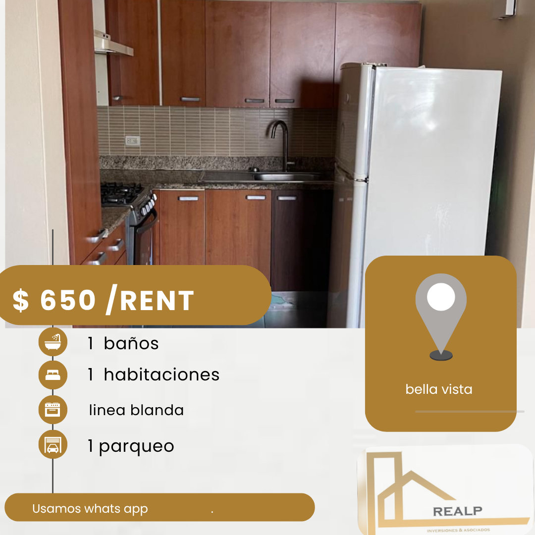 apartamentos - hermoso apartamento en bella vista  0