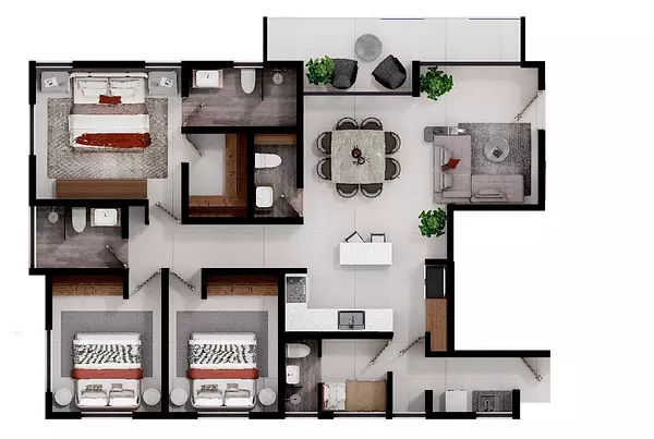 apartamentos - Torre Berna – Exclusivos Apartamentos en venta en La Española, Santiago 5