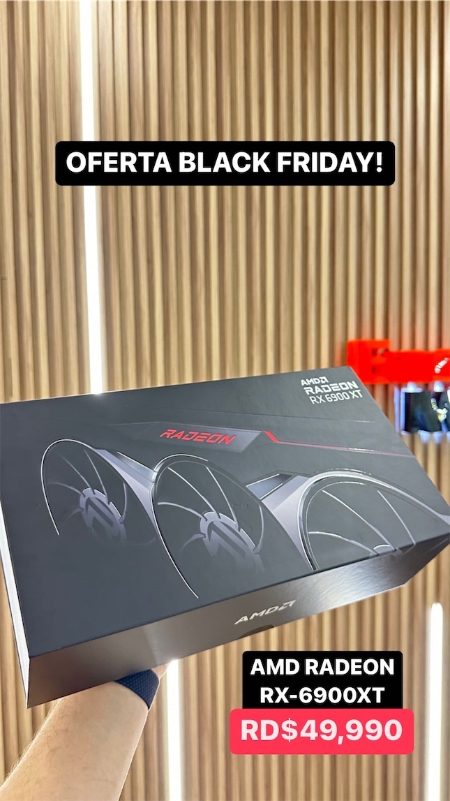consolas y videojuegos - AMD RADEON RX6900 XT SELLADA 0