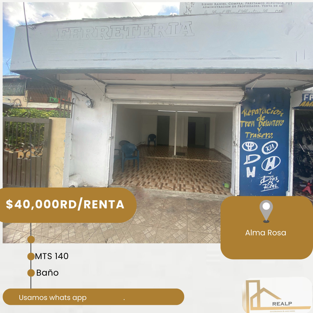 oficinas y locales comerciales - se alquila local 