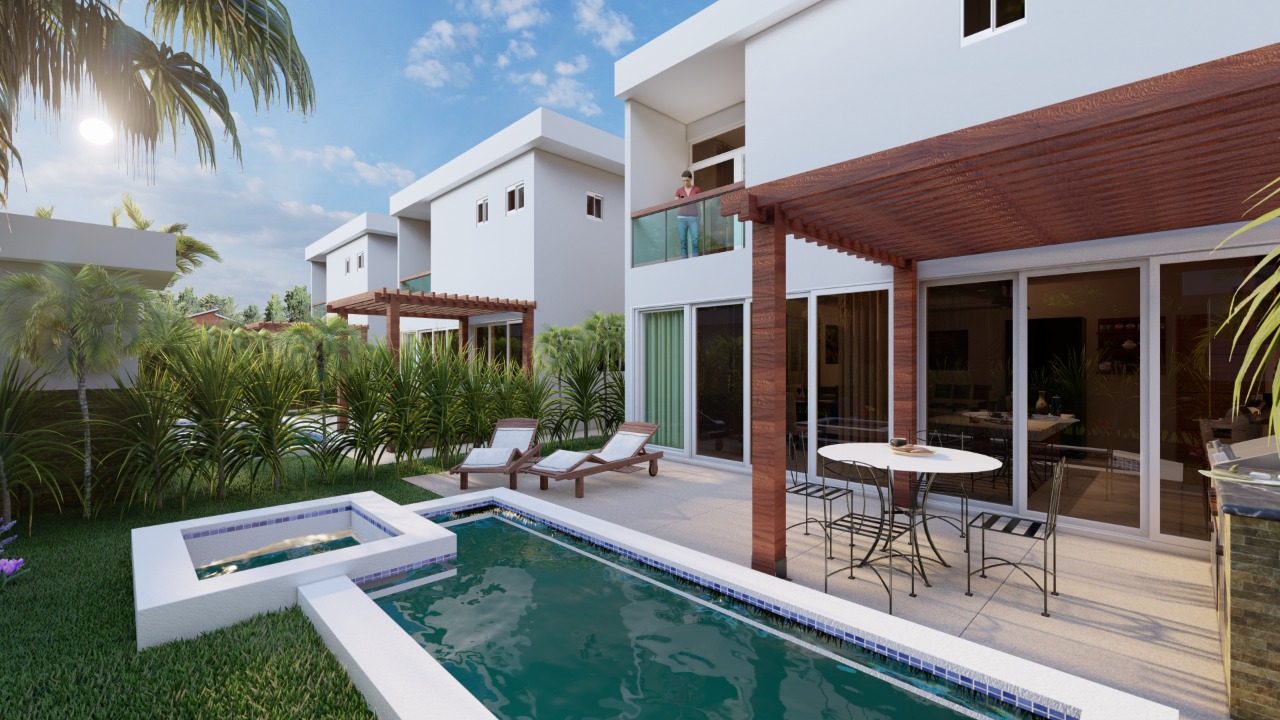 casas vacacionales y villas - Villas de lujo en Metro, Juan Dolio (Gabriela)