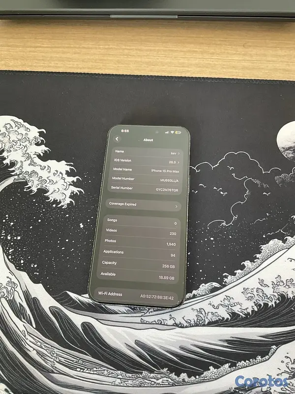 celulares y tabletas - Apple iPhone 15 Pro Max 8