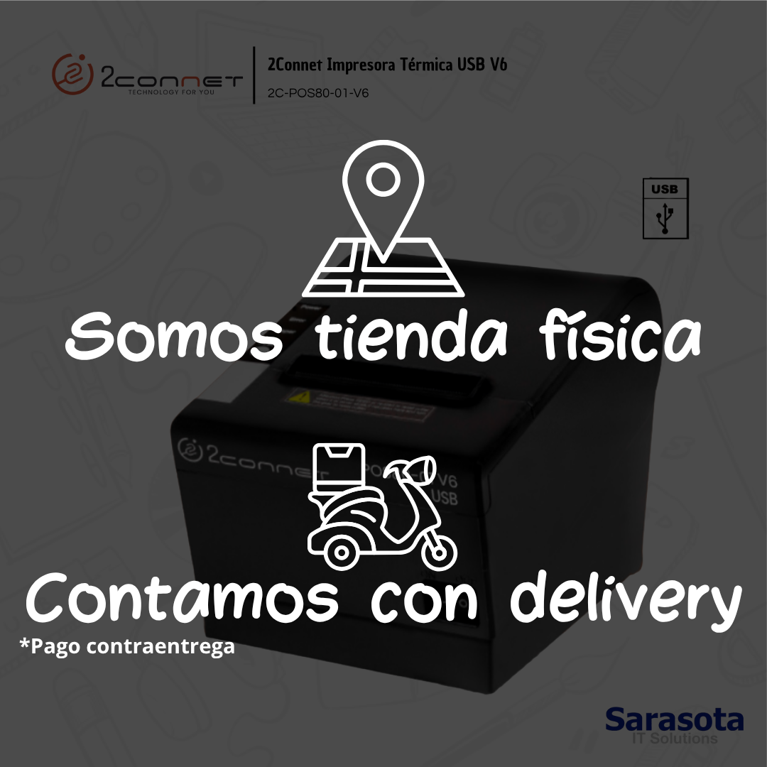 impresoras y scanners - 2Connet Impresora Térmica USB V6 2