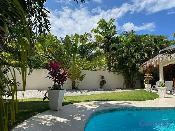 casas vacacionales y villas - Las Terrenas - Samaná, Casa moderna amueblada con piscina privada 2