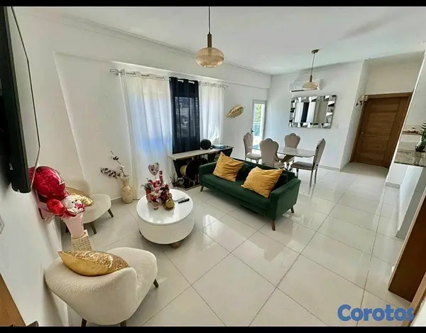 apartamentos - vendo Apartamento Amueblado en Bella Vista 2