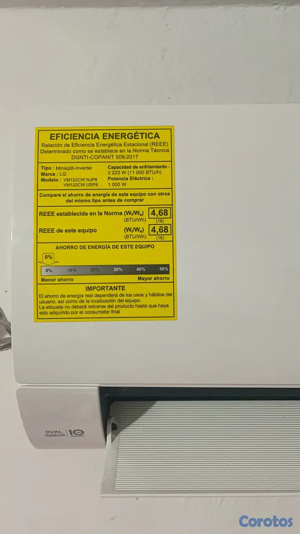 otros electronicos - Aire LG de 12,000btu Bajo en  consumo  4