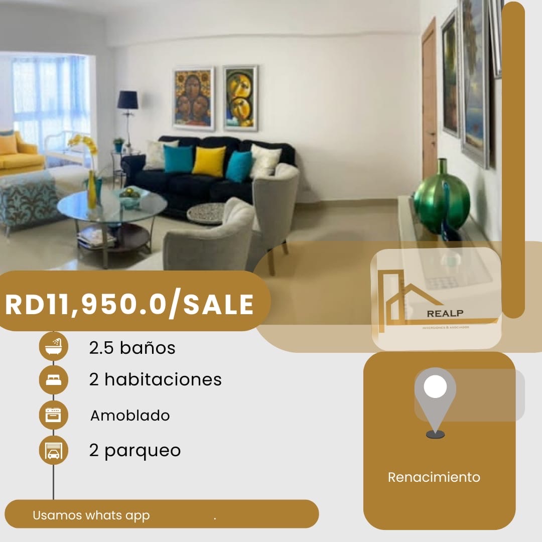 apartamentos - hermoso apartamento en el renacimiento en venta  0