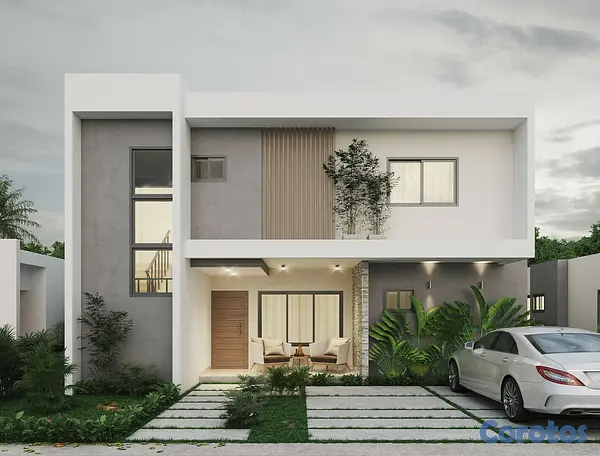 casas - se vende Villas lista  en bavaro, 3 habitaciones 2.5 baños  3