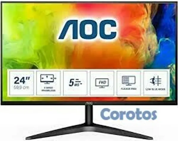 computadoras y laptops - MONITOR 24 PULGADAS  LED-BACKLIT LCD MONITOR / TFT ACTIVE MATRIX,FULL HD (1080P) 2