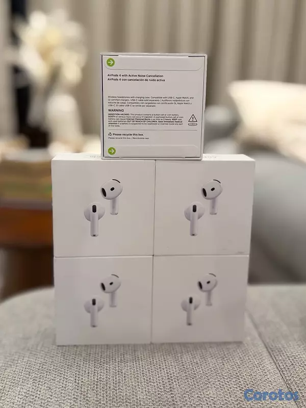 accesorios para electronica - AirPods 4 con Cancelación de Ruido – Nuevos Sellados  2