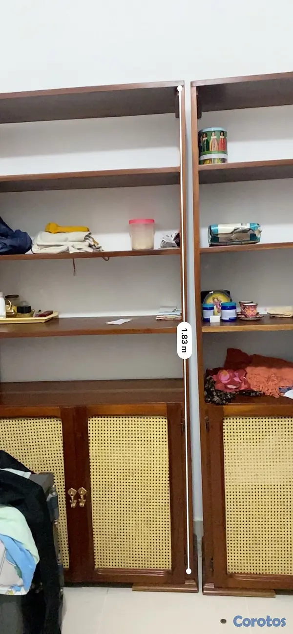decoración y accesorios - estantes gemelos para ropa  2