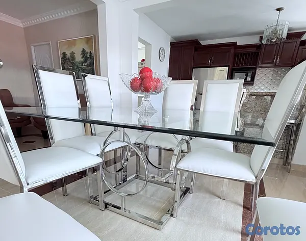 muebles y colchones - COMEDOR ACERO INOXIDABLE  3