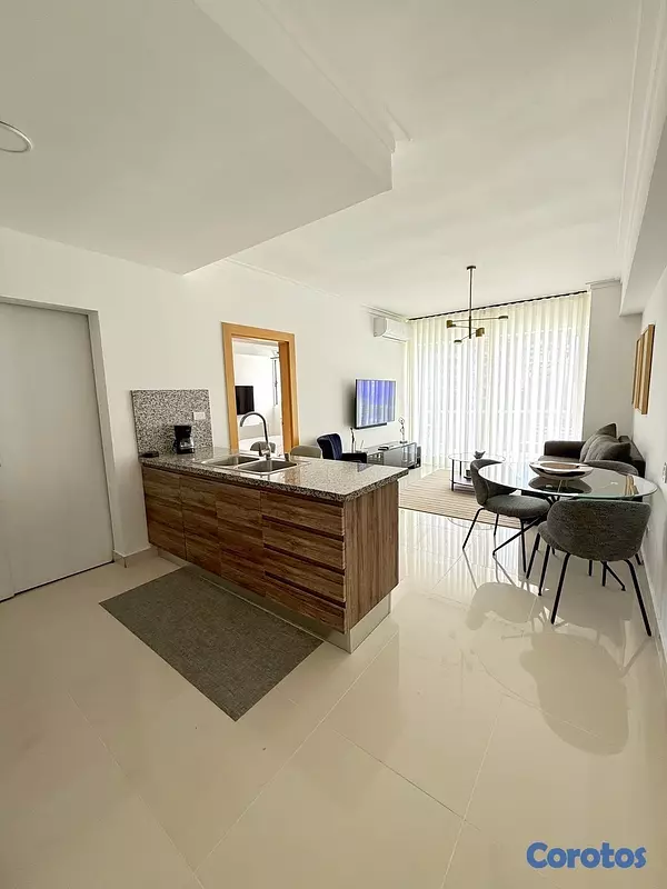 apartamentos - Alquilo elegante apartamento Amueblado en Piantini 8