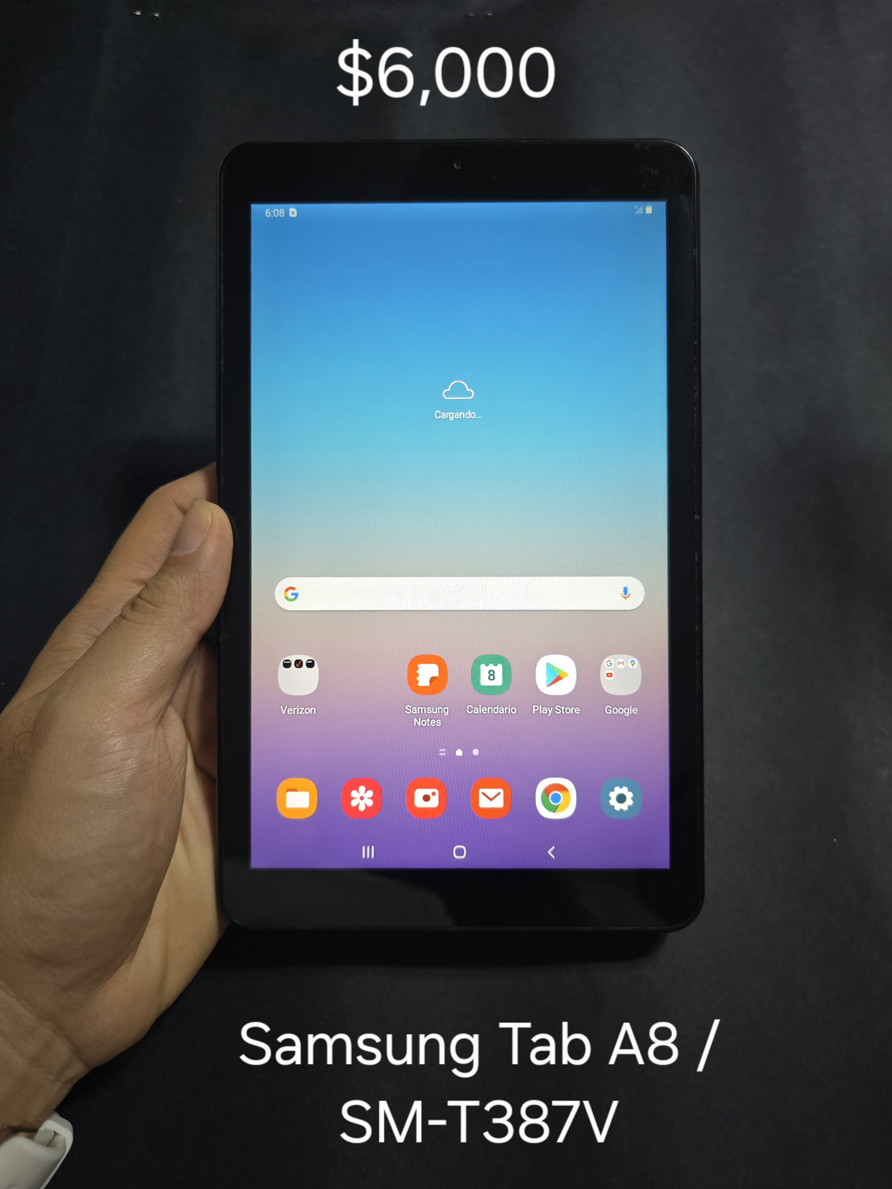 celulares y tabletas - Tablet Samsung Tab A8 /  SM-T387V