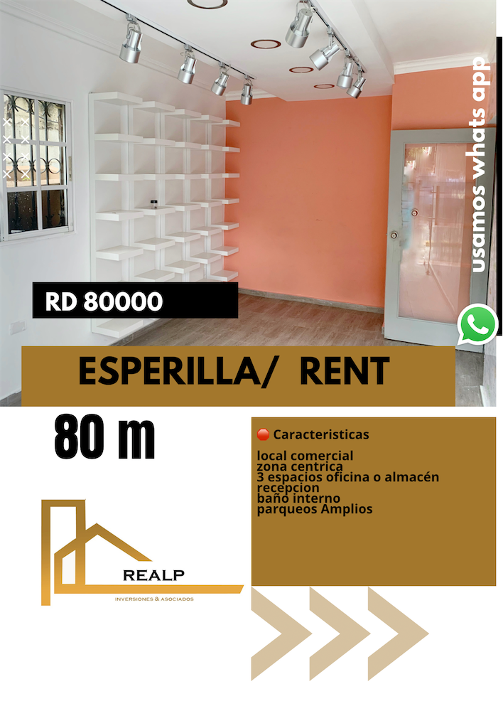 oficinas y locales comerciales - Local en la Esperilla  80 m 0