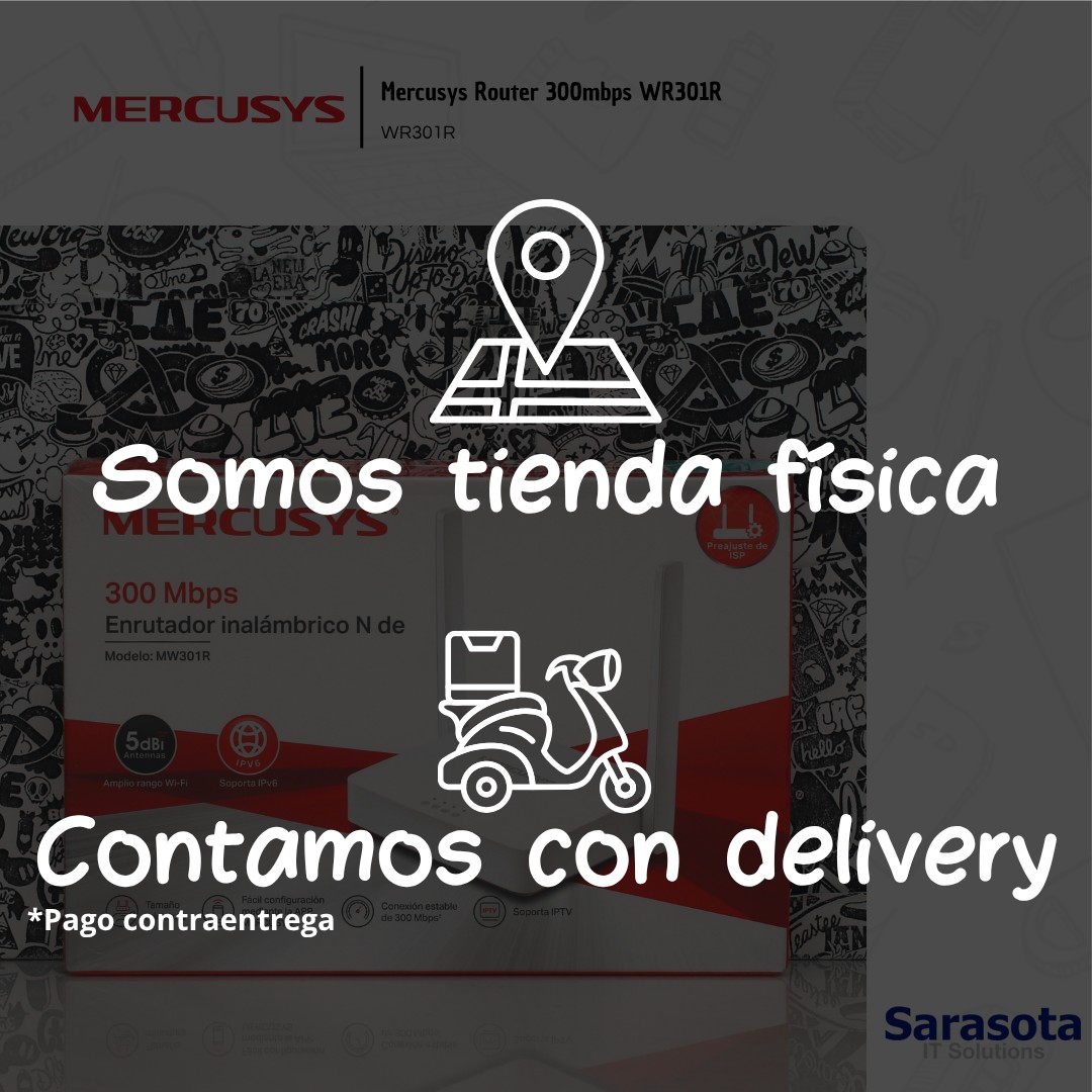 otros electronicos - Mercusys Router 300mbps WR301R 2