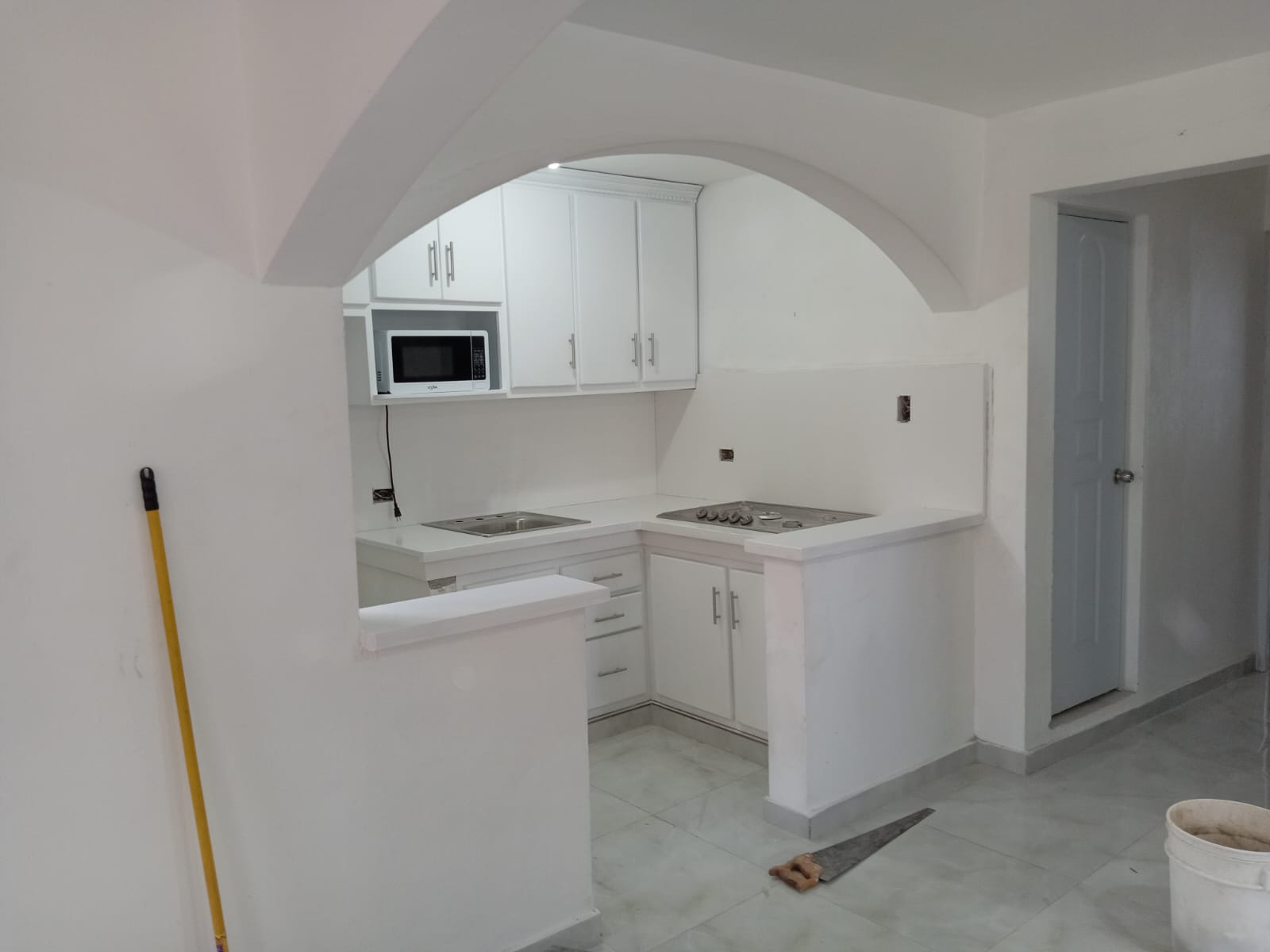 muebles y colchones - Gabinete para cocina pequeña  2