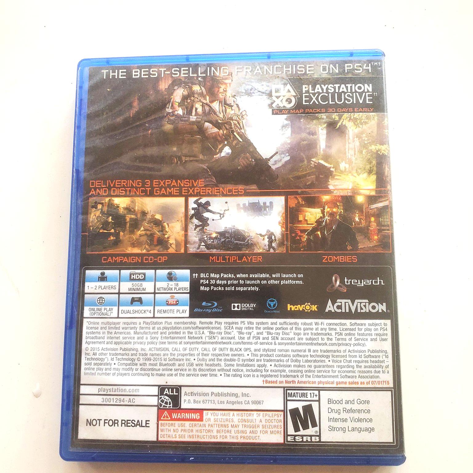 consolas y videojuegos - Call of duty blacks ops 3 2