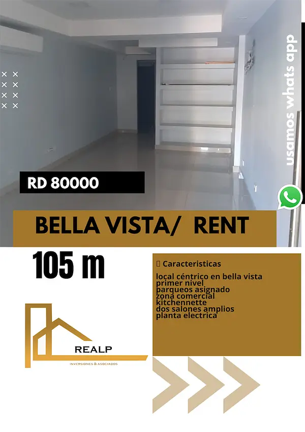 oficinas y locales comerciales - Local primer nivel Bella vista 1