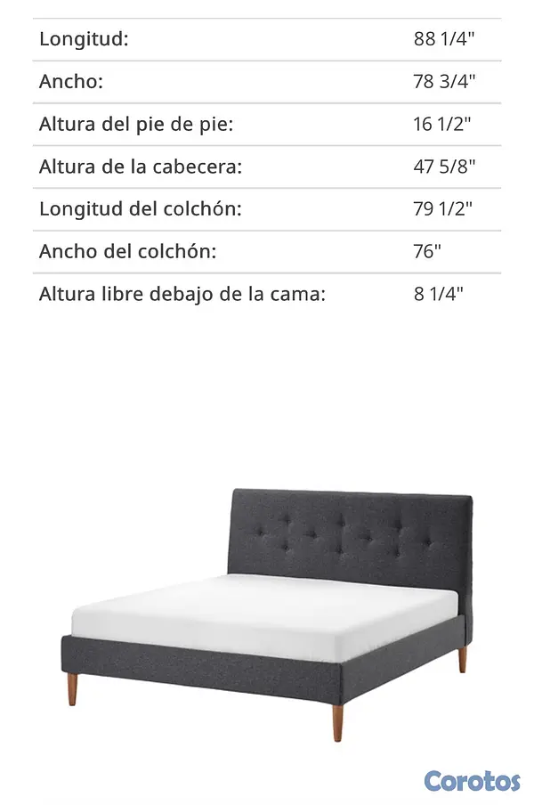 muebles y colchones - CAMA KING SIZE (contacto whatsapp) 4