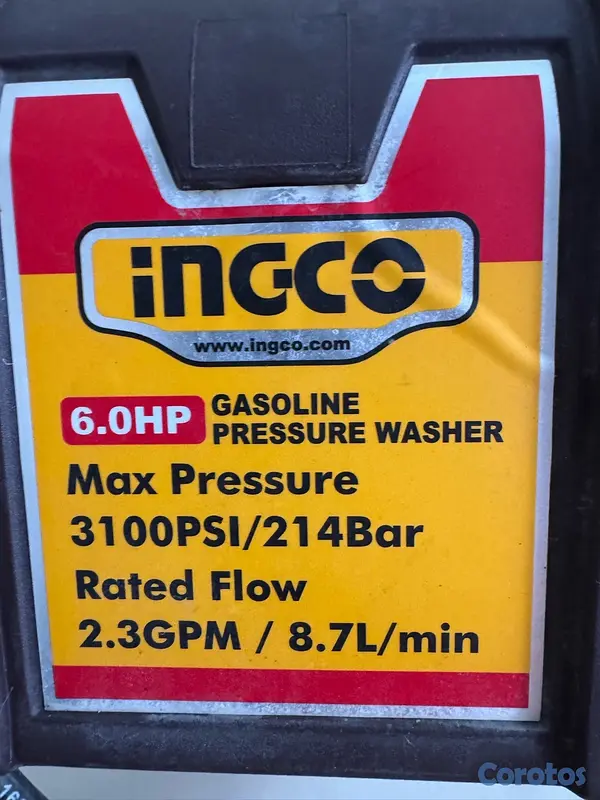 herramientas, jardines y exterior - Hodrolavadora Presion de Agua Gasolina  6.0HP 3100PSI 2