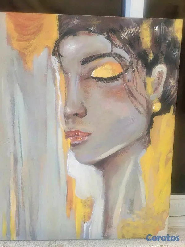 decoración y accesorios - una pintura de una mujer 4