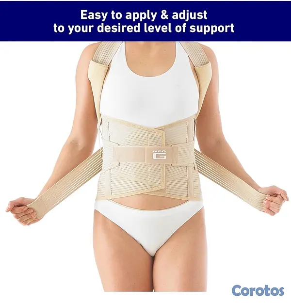Salud y Equipamiento Médico - Faja corrector postura de espalda y soporte, alivia dolor de espalda 4