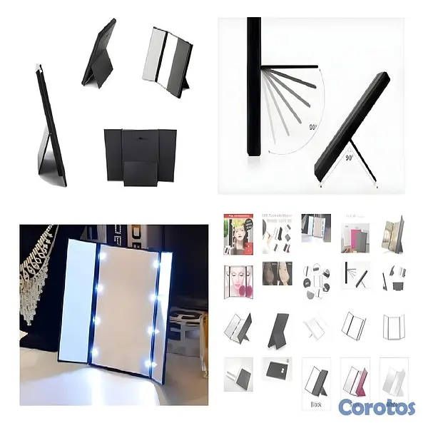 joyas, relojes y accesorios - ✅ Mini Espejo de Maquillaje Iluminado LED Portátil 2