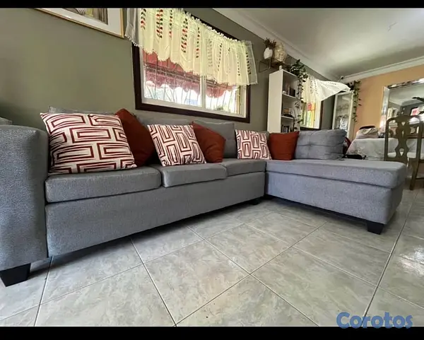 muebles y colchones - OPORTUNIDAD- VENDO MUEBLE DE SALA (L) CASI NUEVO 3