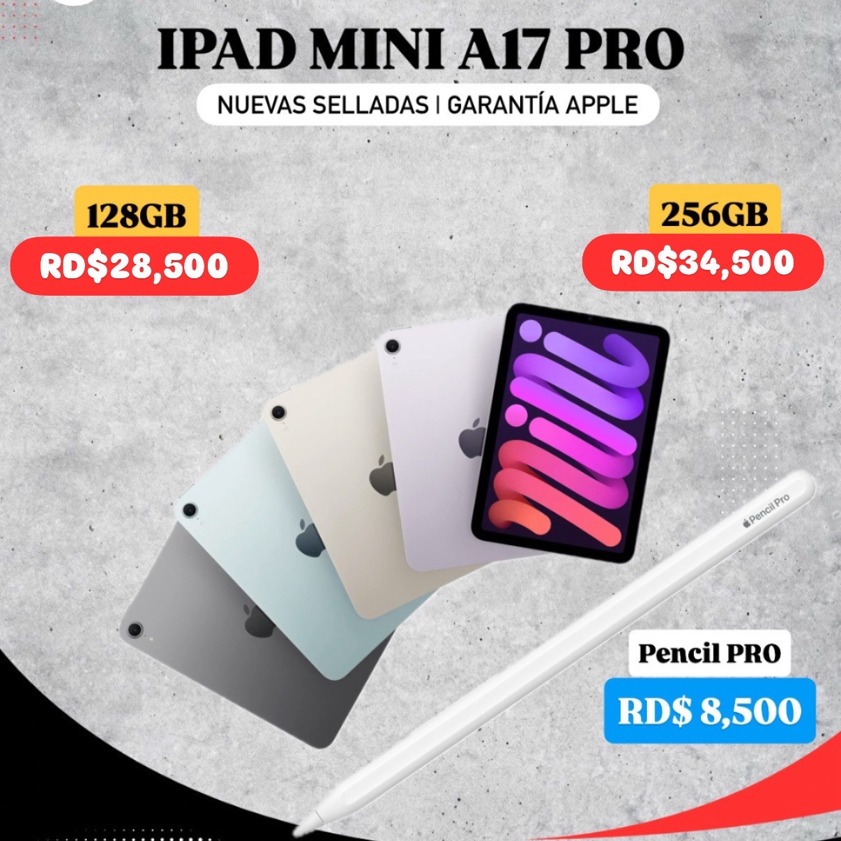 computadoras y laptops - IPAD MINI A17 PRO 128GB / 256GB Wifi OFERTA 🔥 0