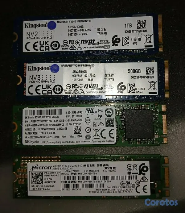 computadoras y laptops - Discos SSD M-2 1