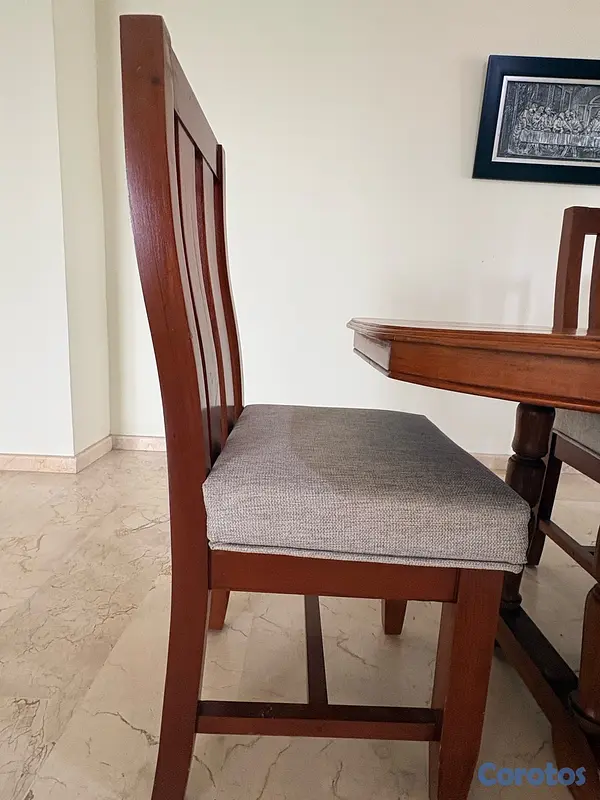 muebles y colchones - Comedor en Caoba de 6 sillas - precio de oportunidad - Negociable 9