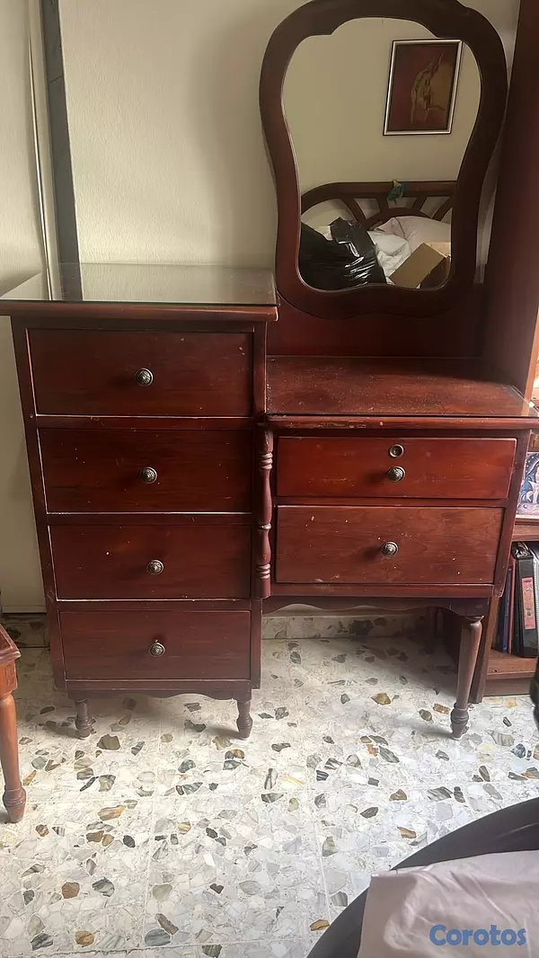 muebles y colchones - Gavetero con espejo  3