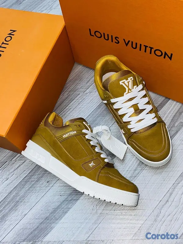 zapatos unisex - Calzado Louis Vuitton LV Blanco White Tenis Teni Sneaker Sneakers 2K25 🐔 6