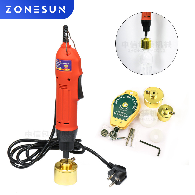 accesorios para electronica - Roscador de Tapas 110V con Torque Ajustable para Tapas de 10mm a 50mm