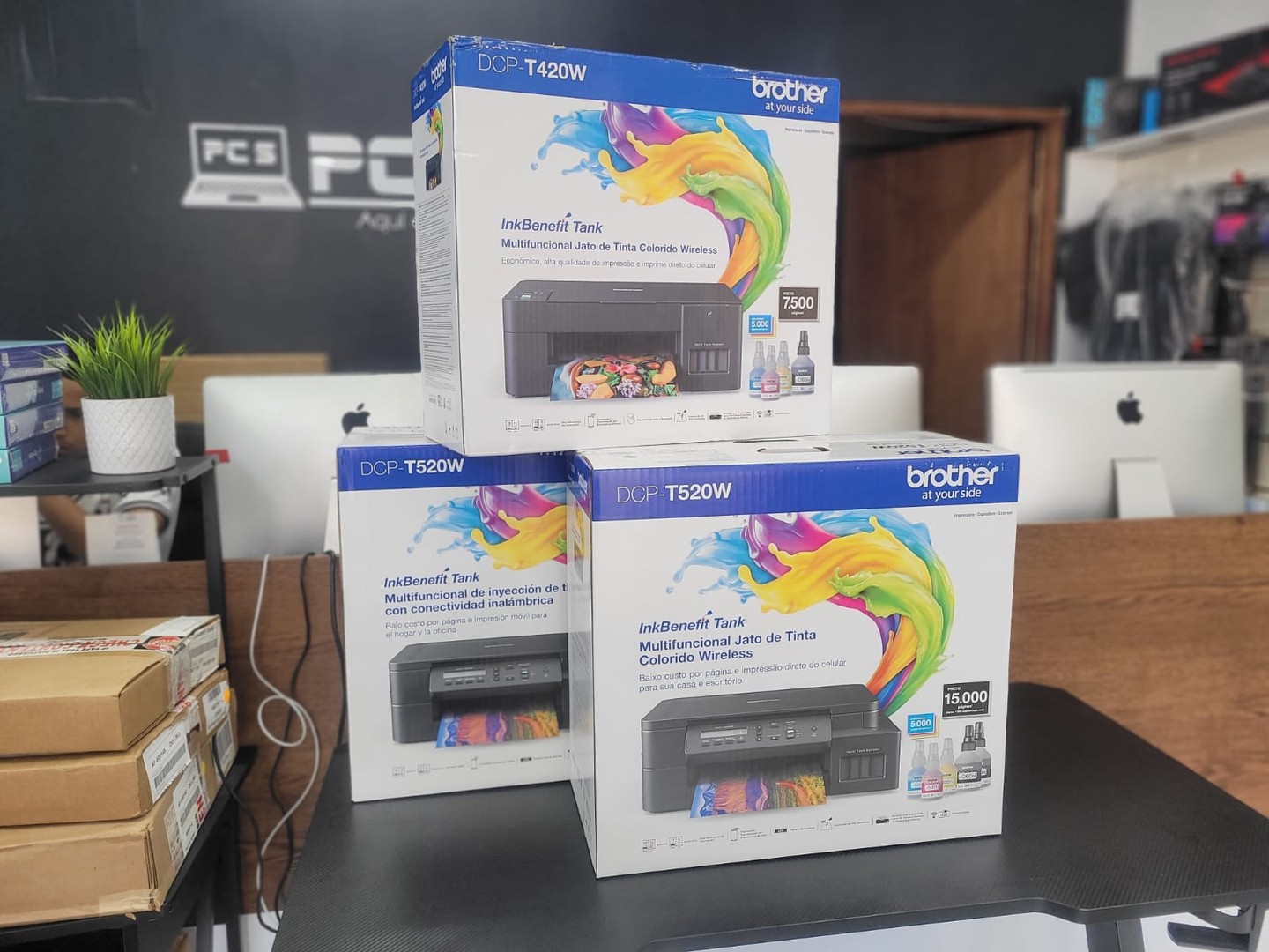 impresoras y scanners - Impresora Brother Duplex DCP T720W ,  T420 , Nuevo ,  0
