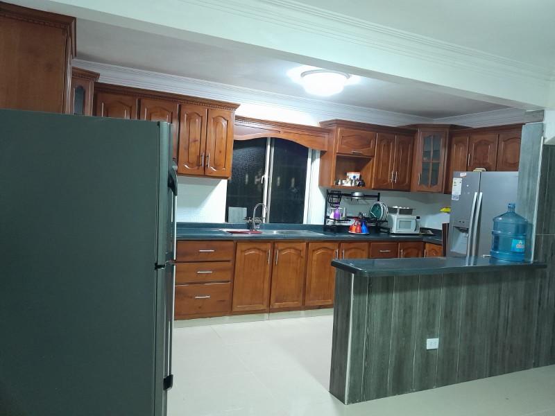 cocina - Gabinete en caoba 
