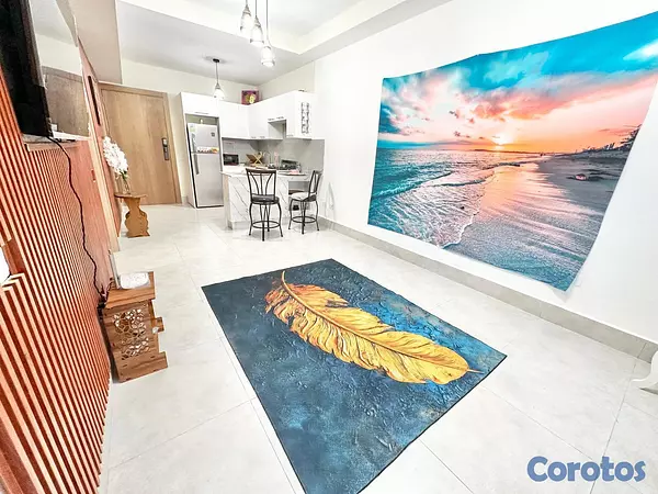 apartamentos - APTO REBAJADO EN BOCA CHICA.  1 HAB., 61 Mts.2, PI 8