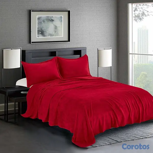 muebles y colchones - juego de frisas 3 piezas para cama 60  12