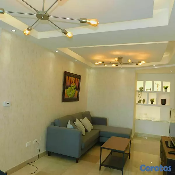 apartamentos - APARTAMENTO COMPLETAMENTE AMUEBLADO Y EQUIPADO EN  3