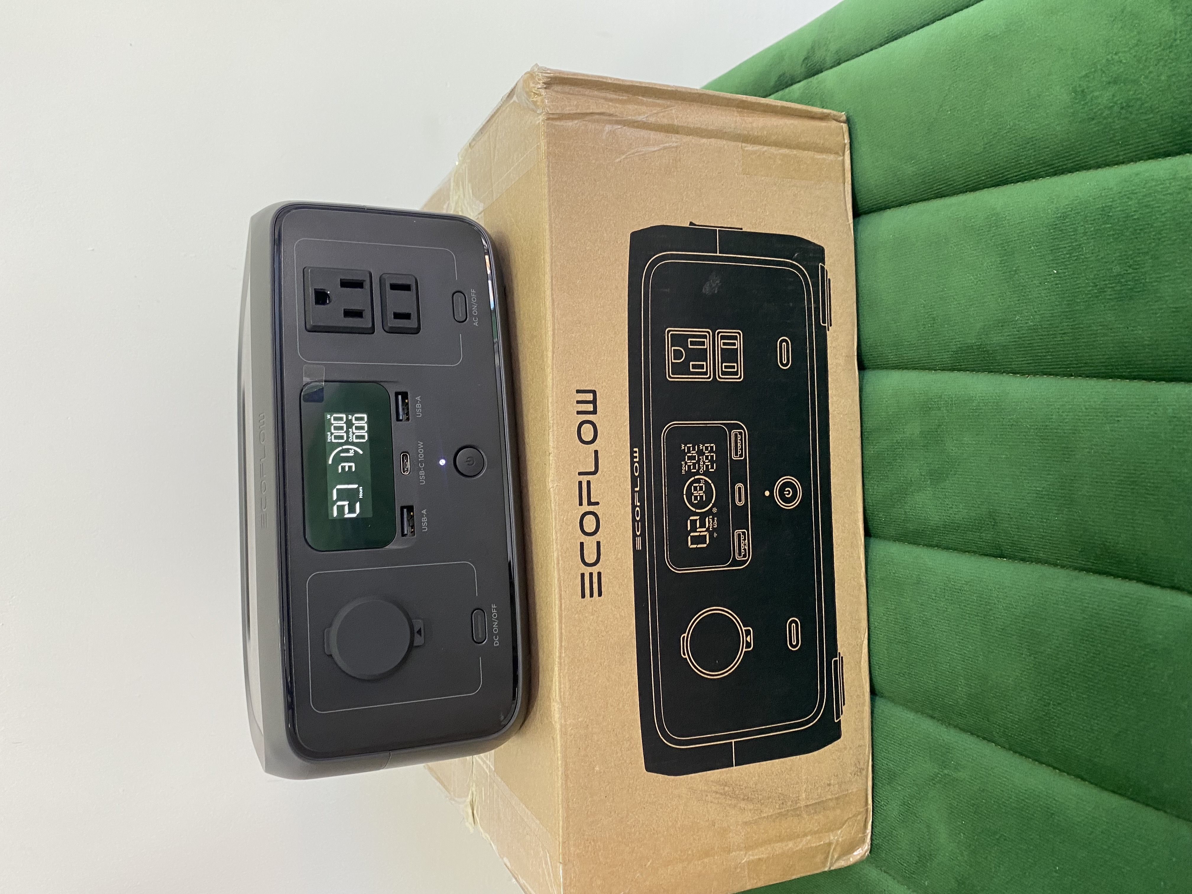 plantas e inversores - Ecoflow portátil 275W 110V 