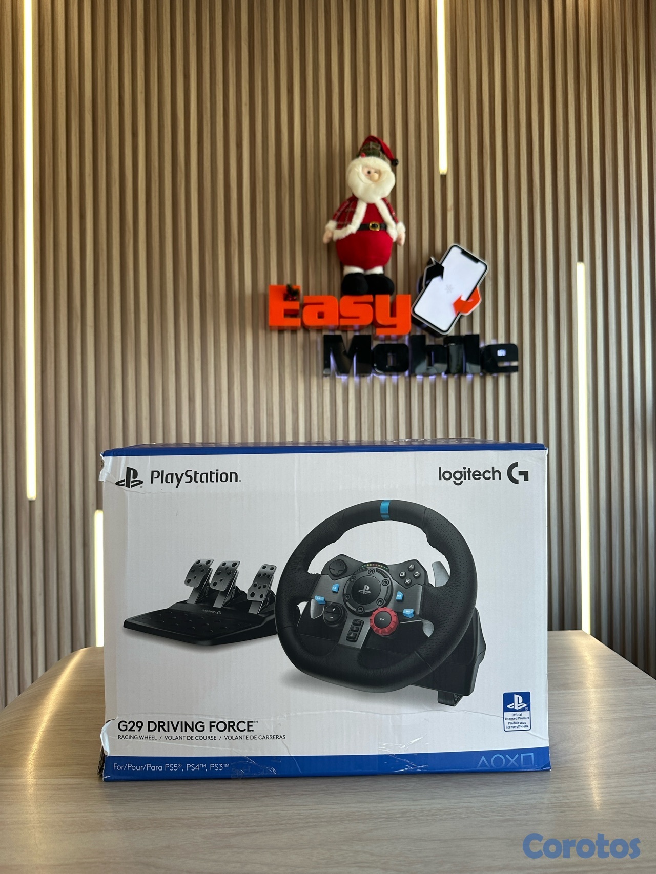 consolas y videojuegos - LOGITECH G29 DRIVING FORCE WHEELS AND PEDALS GUIA VOLANTE COMPATIBLE WITH PS5, 