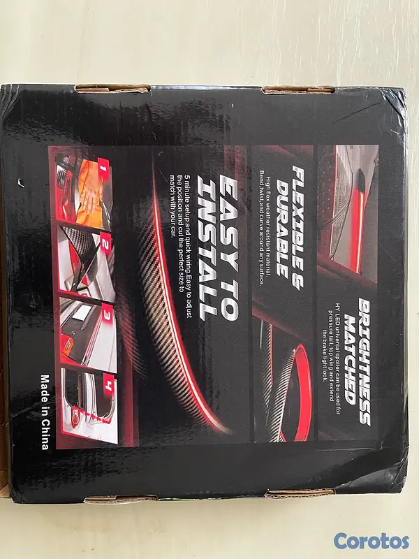 accesorios para vehiculos - Spoiler led (colita led) 2