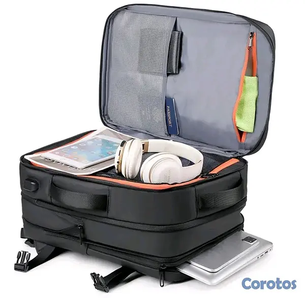 carteras y maletas - Mochila de viaje con cargador portátil  11