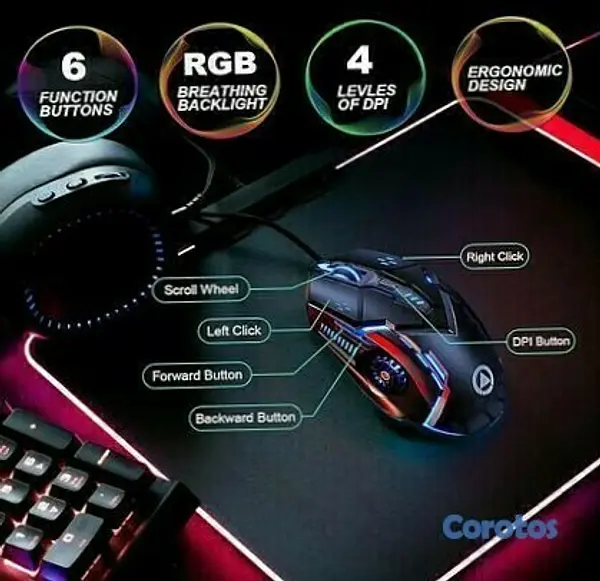 accesorios para electronica - Maus Gamer 4