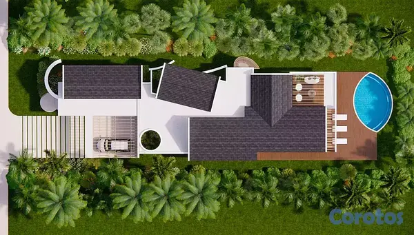 casas vacacionales y villas - La Romana - La Estancia Golf and Resort, Villa moderna de 3 Habitaciones 3