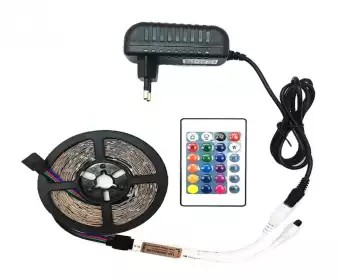 accesorios para electronica - Tira Led Luz led decoración ultrabrillante flexible colorida tiktok con control 1